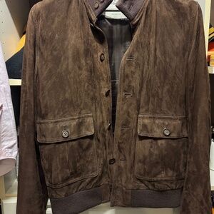 Valstar Valstarino suede bomber jacket, size 50 men’s